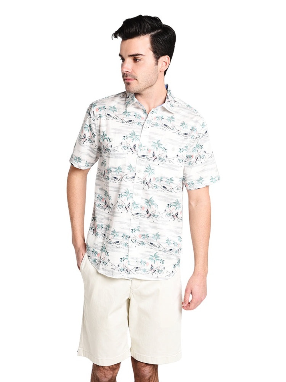 Tommy Bahama Men's What the Hula Camp Shirt Size: Large